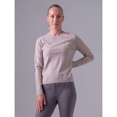 PS of Sweden Suéter PS Logo Silk Taupe