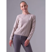 PS of Sweden Suéter PS Logo Silk Taupe