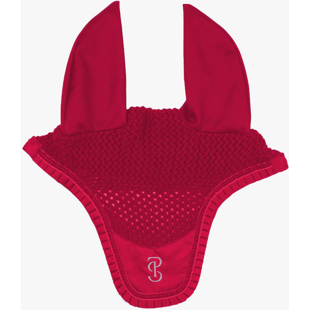 PS of Sweden Bonete para Orejas Ruffle Cranberry Red