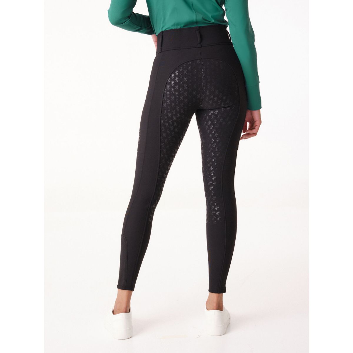 PS of Sweden Leggings de montar de invierno Britney Full Grip Negro