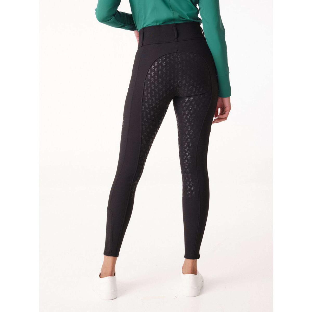 PS of Sweden Leggings de montar de invierno Britney Full Grip Negro
