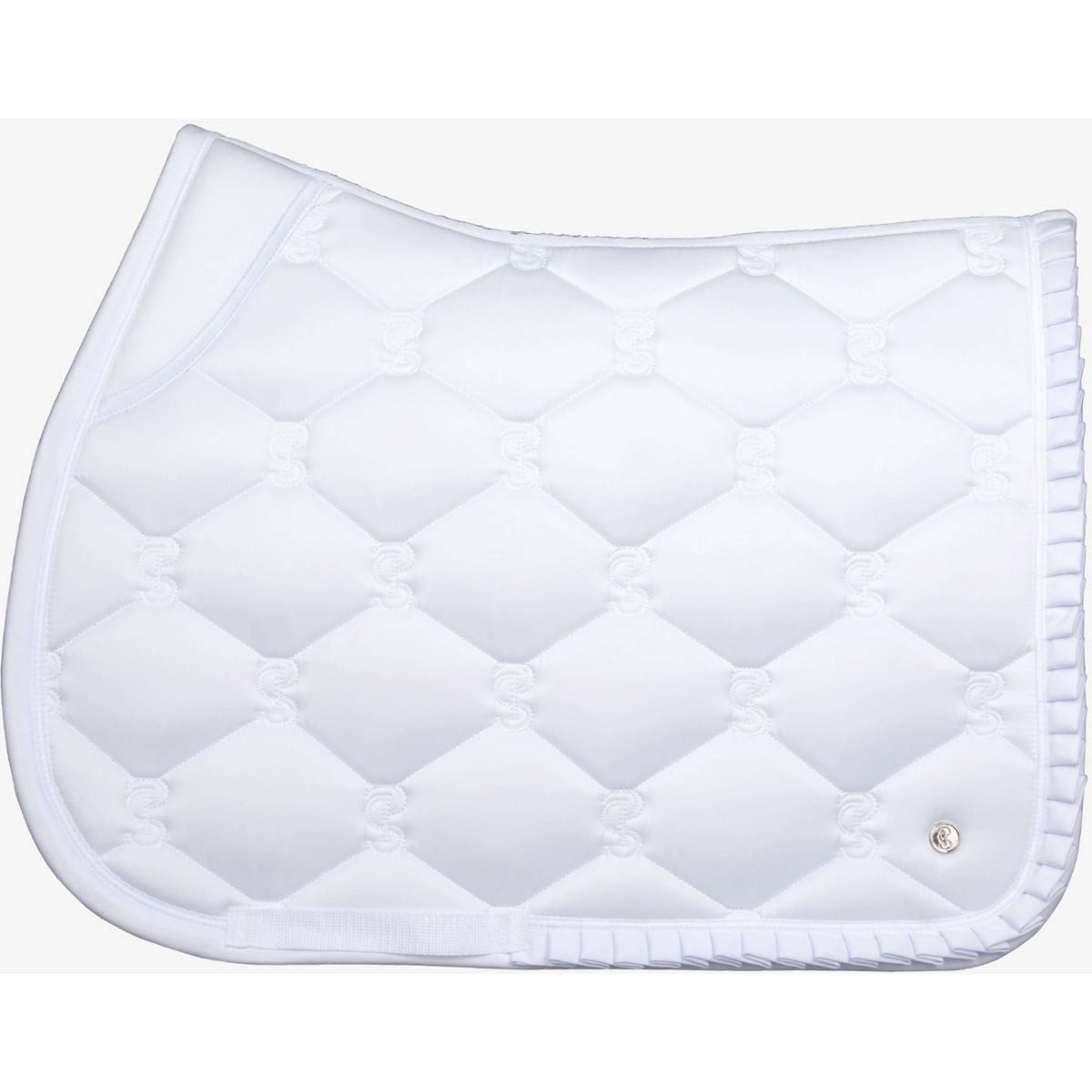 PS of Sweden Mantilla Ruffle Springen Blanco
