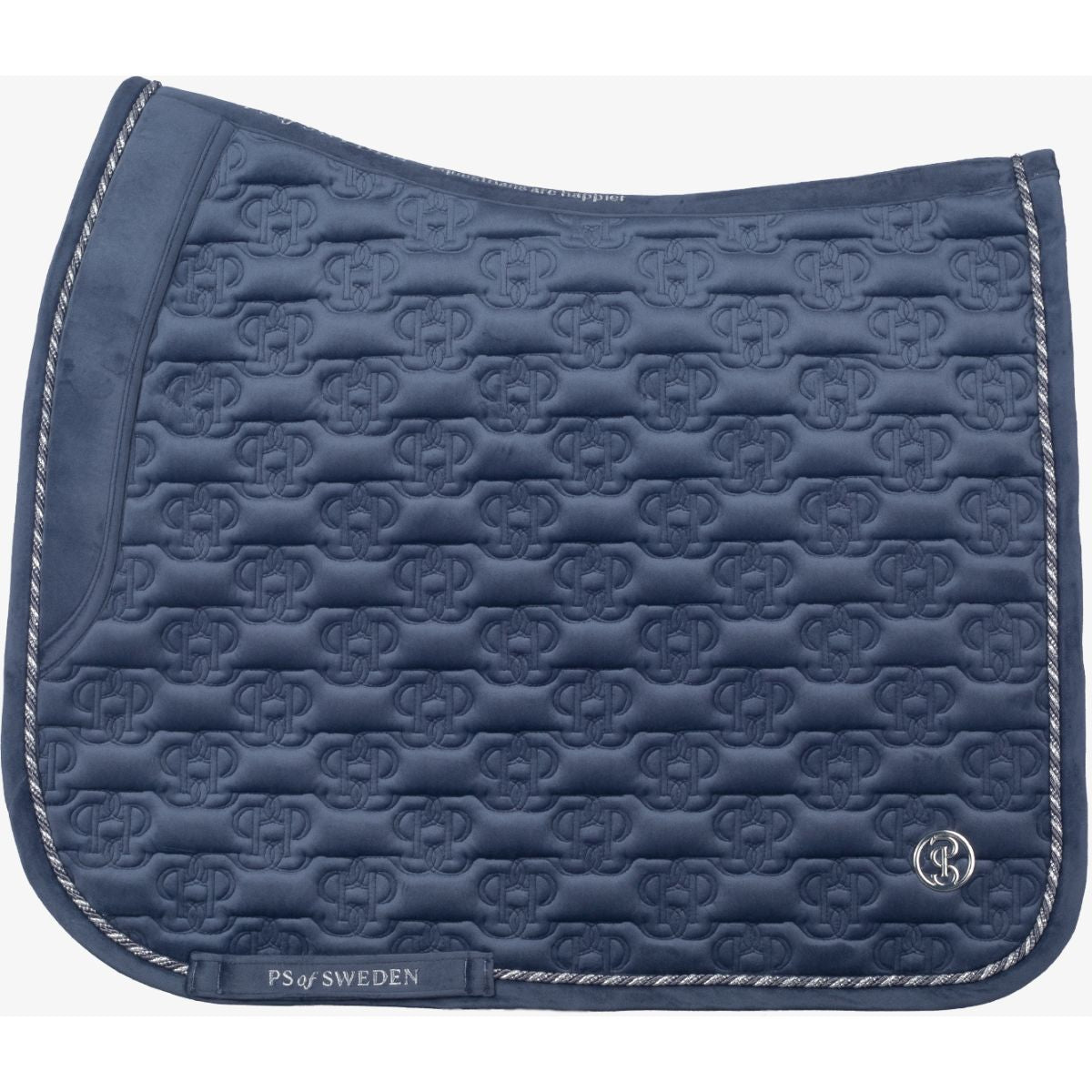 PS of Sweden Mantilla Velvet Monogram Doma clásica Mist Blue
