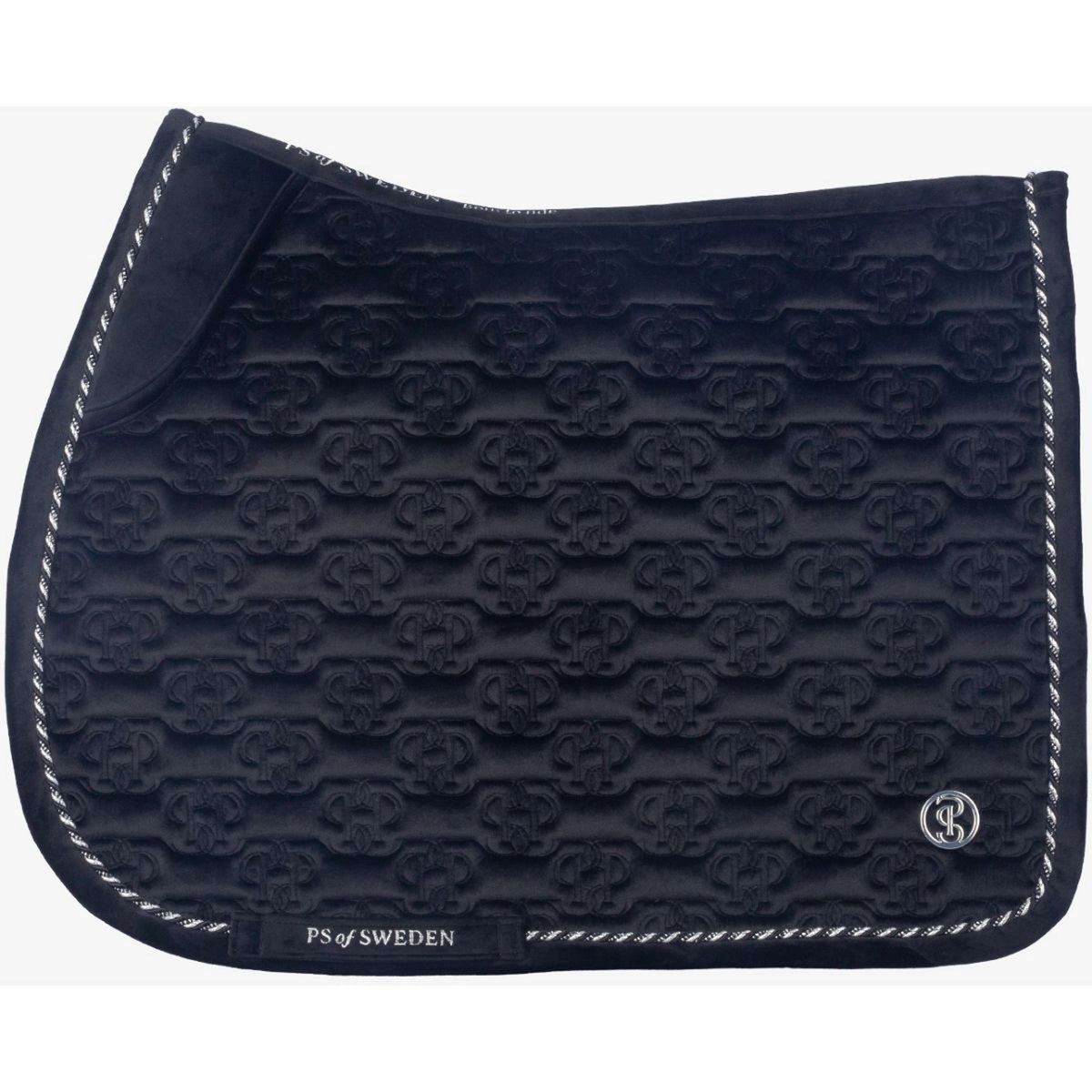 PS of Sweden Mantilla Velvet Monogram Springen Negro