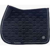 PS of Sweden Mantilla Velvet Monogram Springen Negro