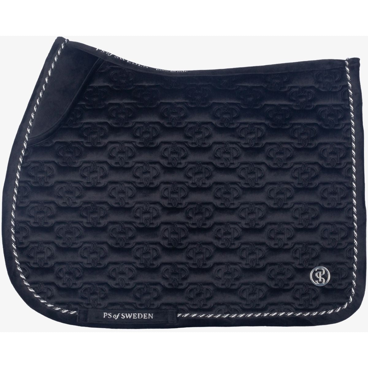 PS of Sweden Mantilla Velvet Monogram Springen Negro