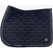 PS of Sweden Mantilla Velvet Monogram Springen Negro