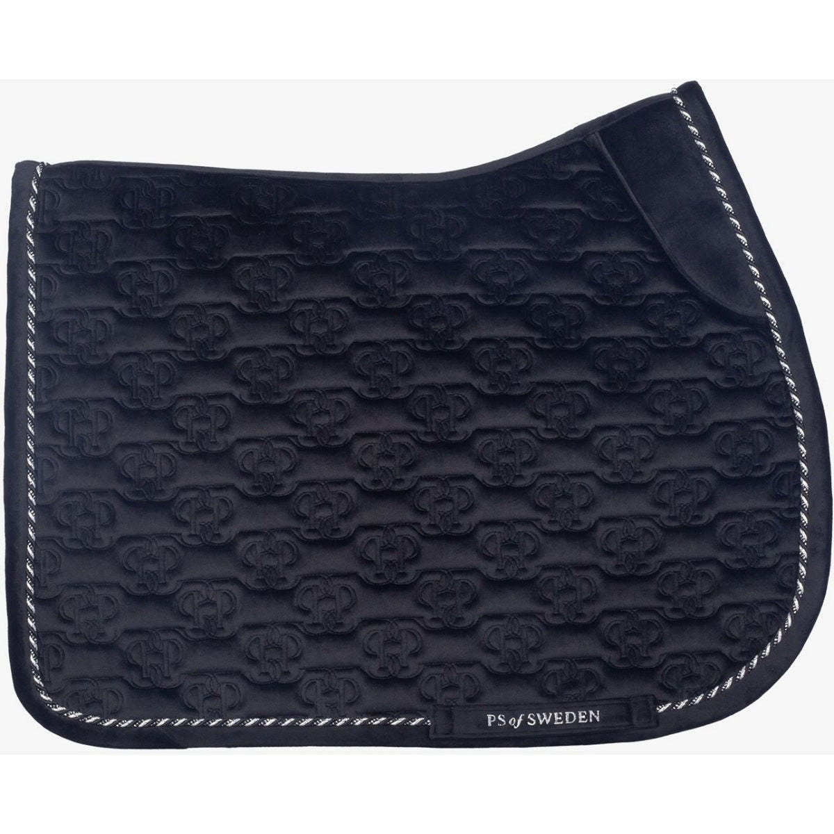 PS of Sweden Mantilla Velvet Monogram Springen Negro