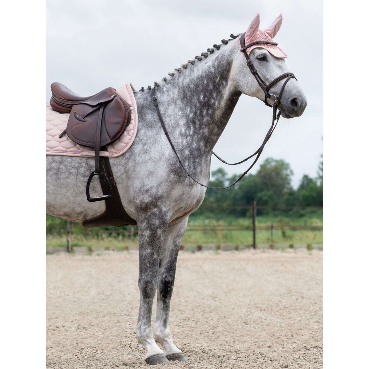 PS of Sweden Mantilla Dazzling Metallic Springen Marshmallow Pink