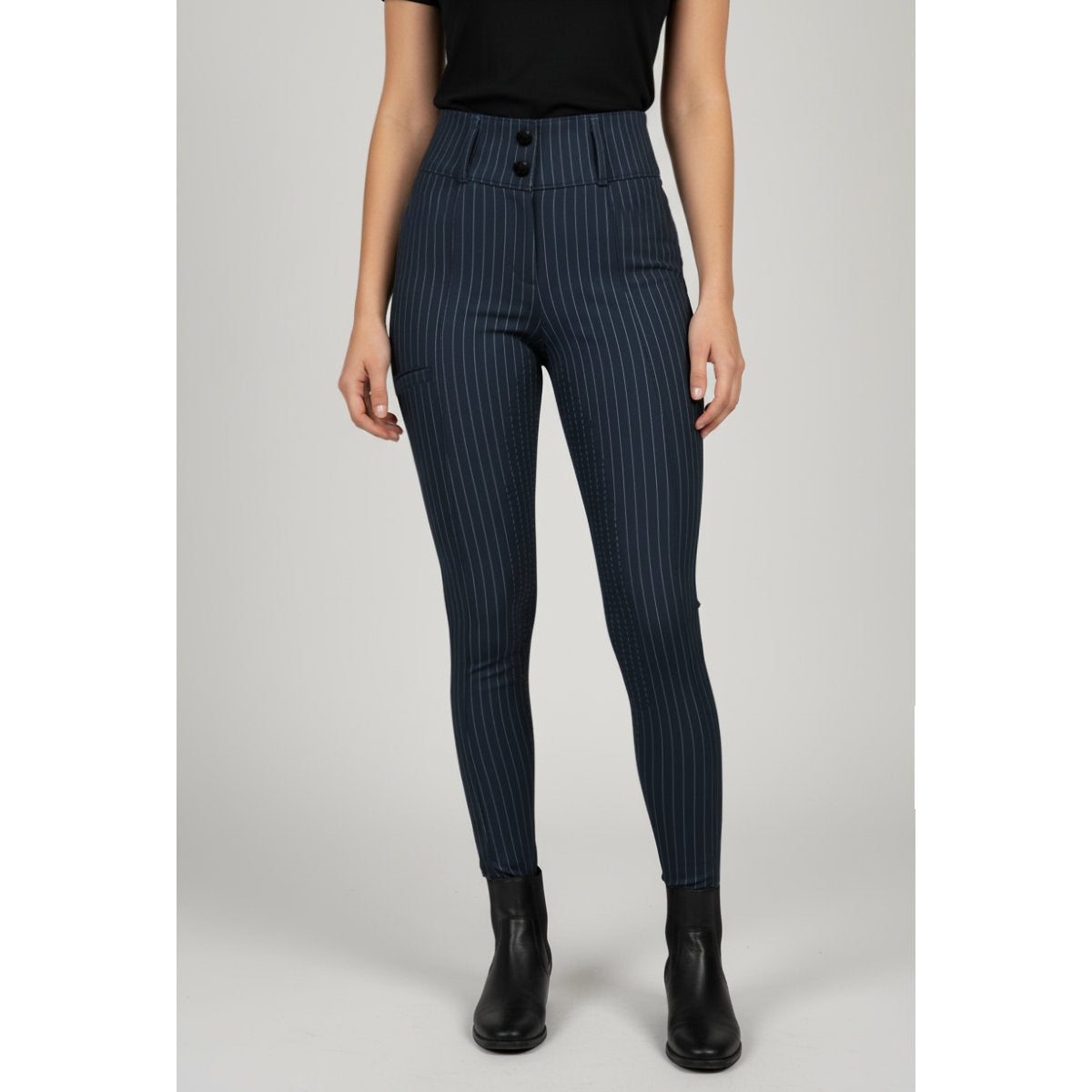 PS of Sweden PantalÃ³n de EquitaciÃ³n Penny Pinstripe Full Grip Navy