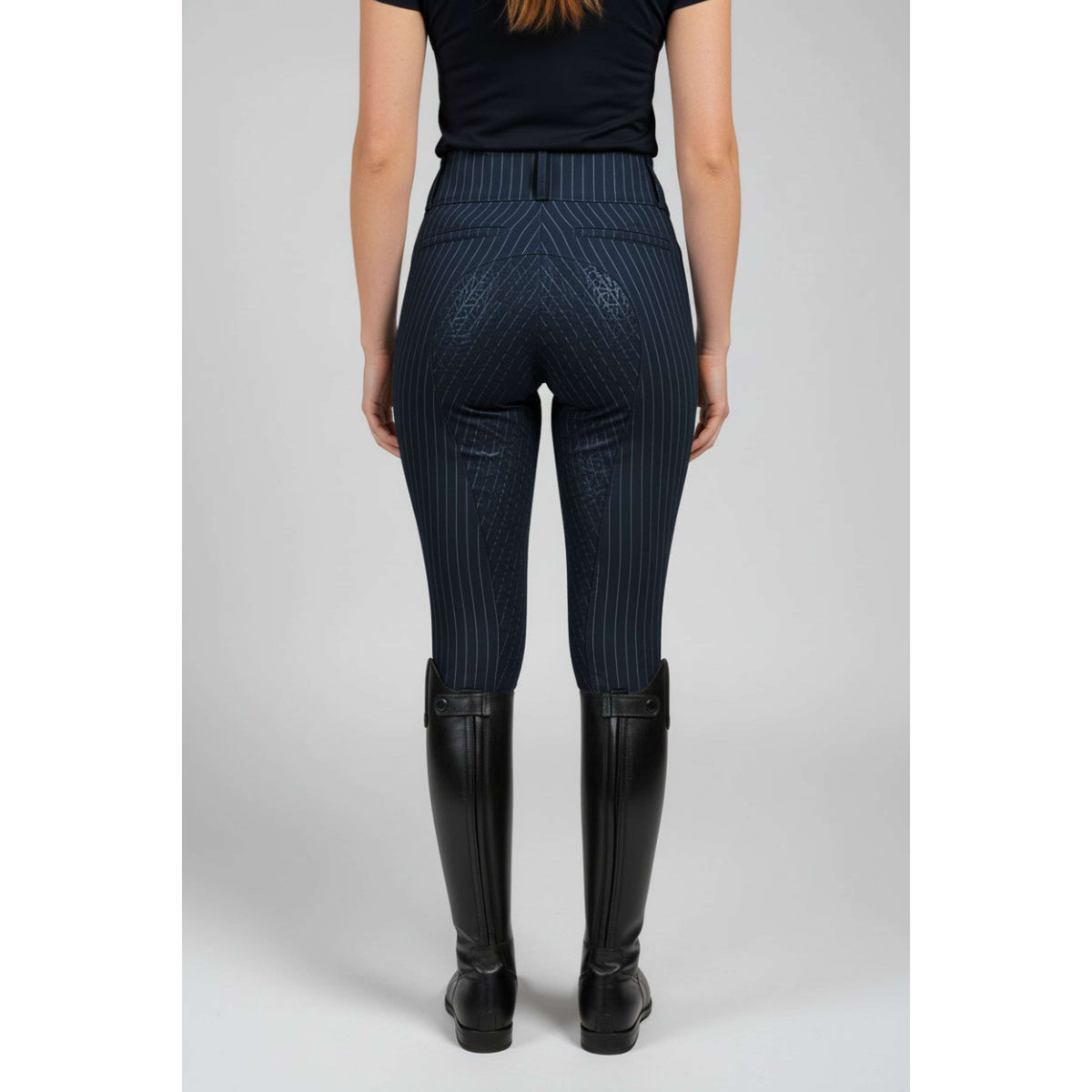 PS of Sweden PantalÃ³n de EquitaciÃ³n Penny Pinstripe Full Grip Navy