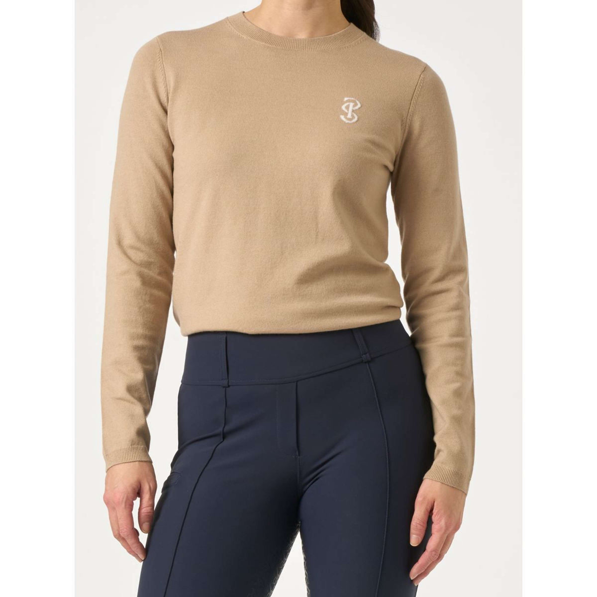 PS of Sweden Suéter PS Logo Desert Beige