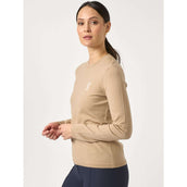 PS of Sweden Suéter PS Logo Desert Beige