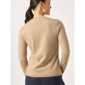 PS of Sweden Suéter PS Logo Desert Beige
