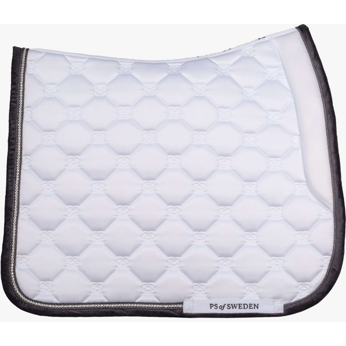 PS of Sweden Mantilla Vintage Monogram Doma clásica Blanco/Negro