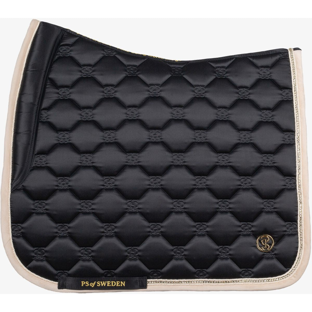 PS of Sweden Mantilla Vintage Monogram Doma clásica Negro