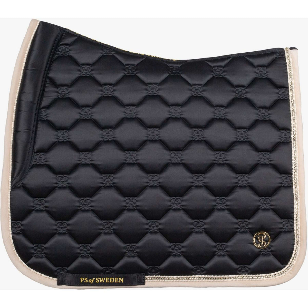PS of Sweden Mantilla Vintage Monogram Doma clásica Negro
