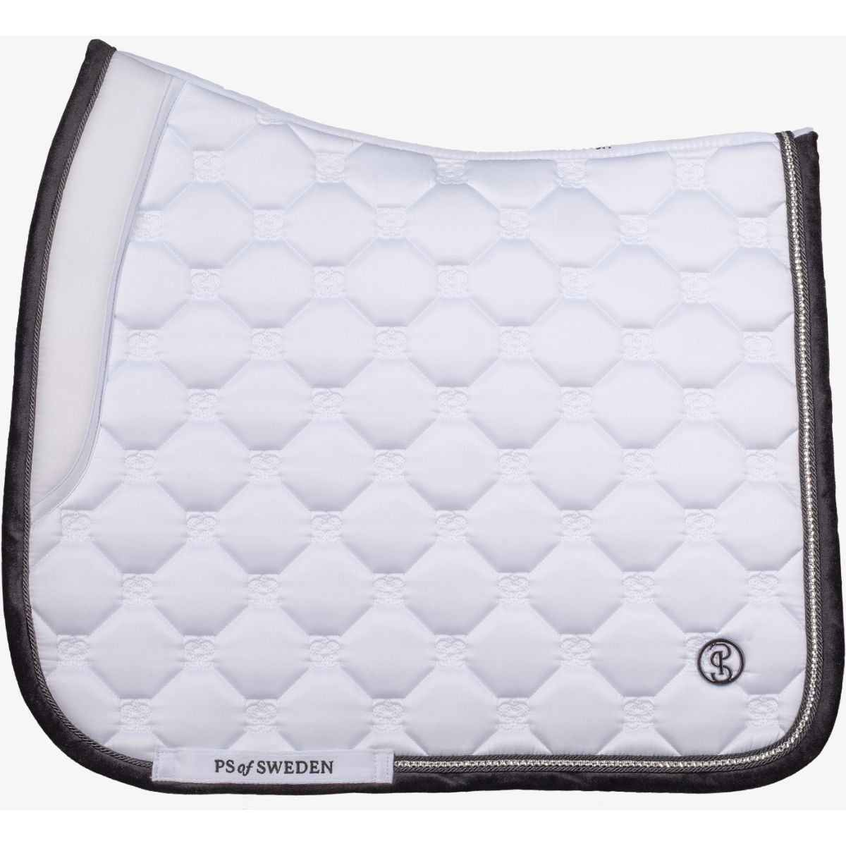 PS of Sweden Mantilla Vintage Monogram Doma clásica Blanco/Negro