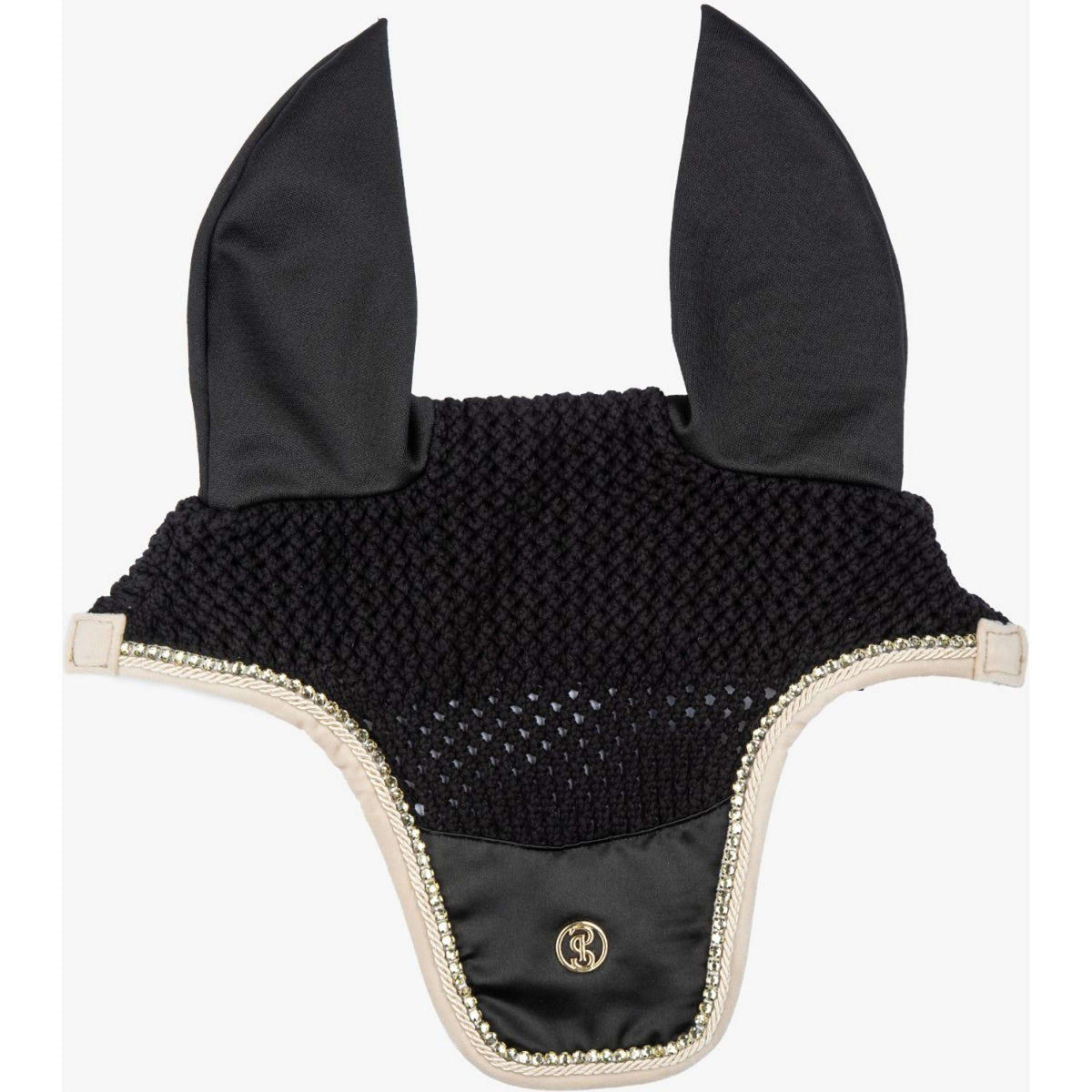 PS of Sweden Bonete para Orejas Vintage Monogram Negro