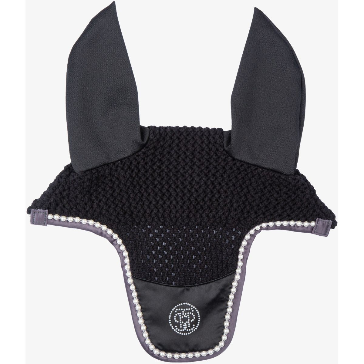 PS of Sweden Bonete para Orejas Pearl Monogram Negro