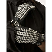 PS of Sweden Guantes de Equitación Hannah Houndstooth Negro