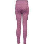 Red Horse Legging de Equitación Mitsu Full Grip Thistle Purple