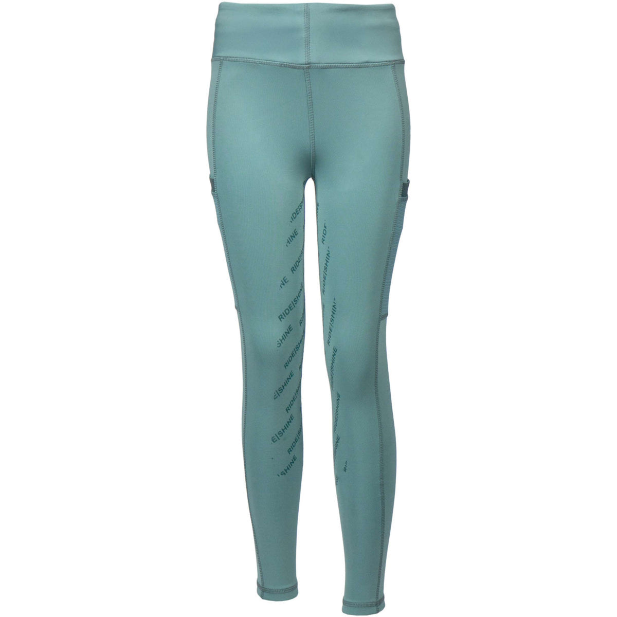 Red Horse Legging de Equitación Mitsu Full Grip Eucalyptus Green