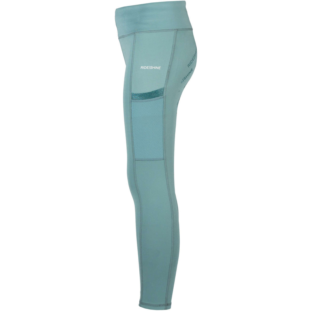 Red Horse Legging de Equitación Mitsu Full Grip Eucalyptus Green