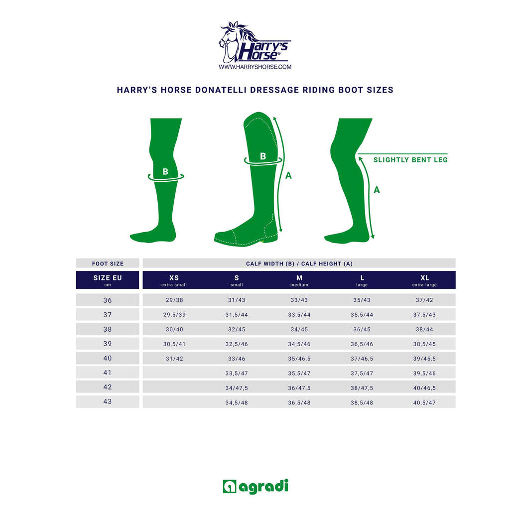 Harry's Horse Botas de Equitación Donatelli Dressage Negro