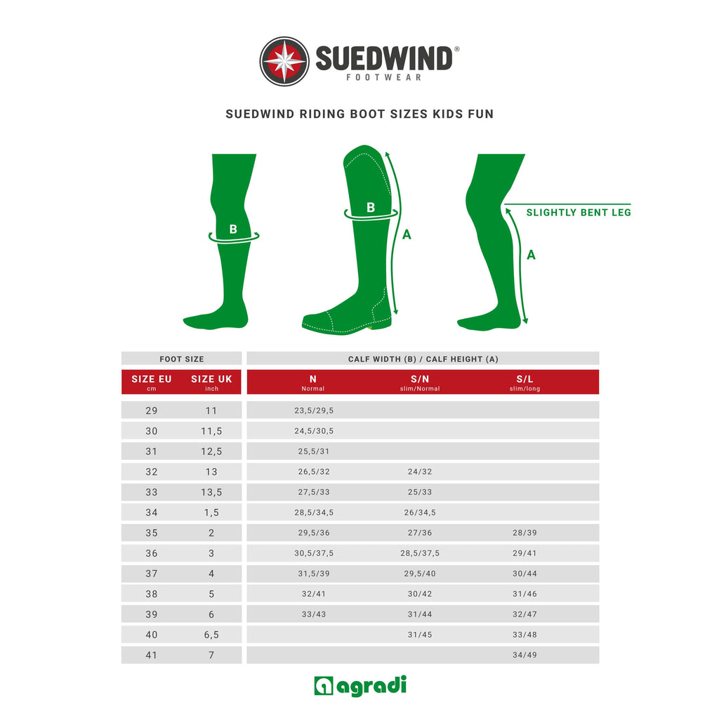 Suedwind Botas de Equitación Nova Niños Negro