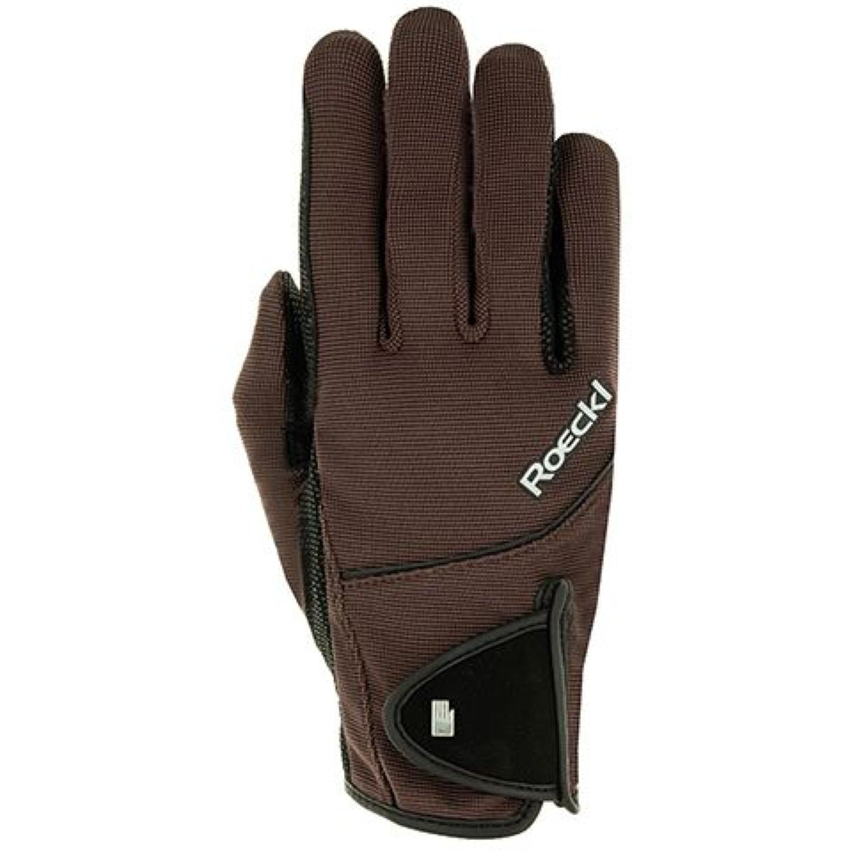 Roeckl Guantes de Equitación Milano Spandex bidireccional Marron