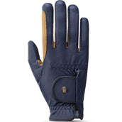 Roeckl Guantes de Equitación Malta Navy/Caramel
