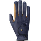 Roeckl Guantes de Equitación Malta Navy/Caramel