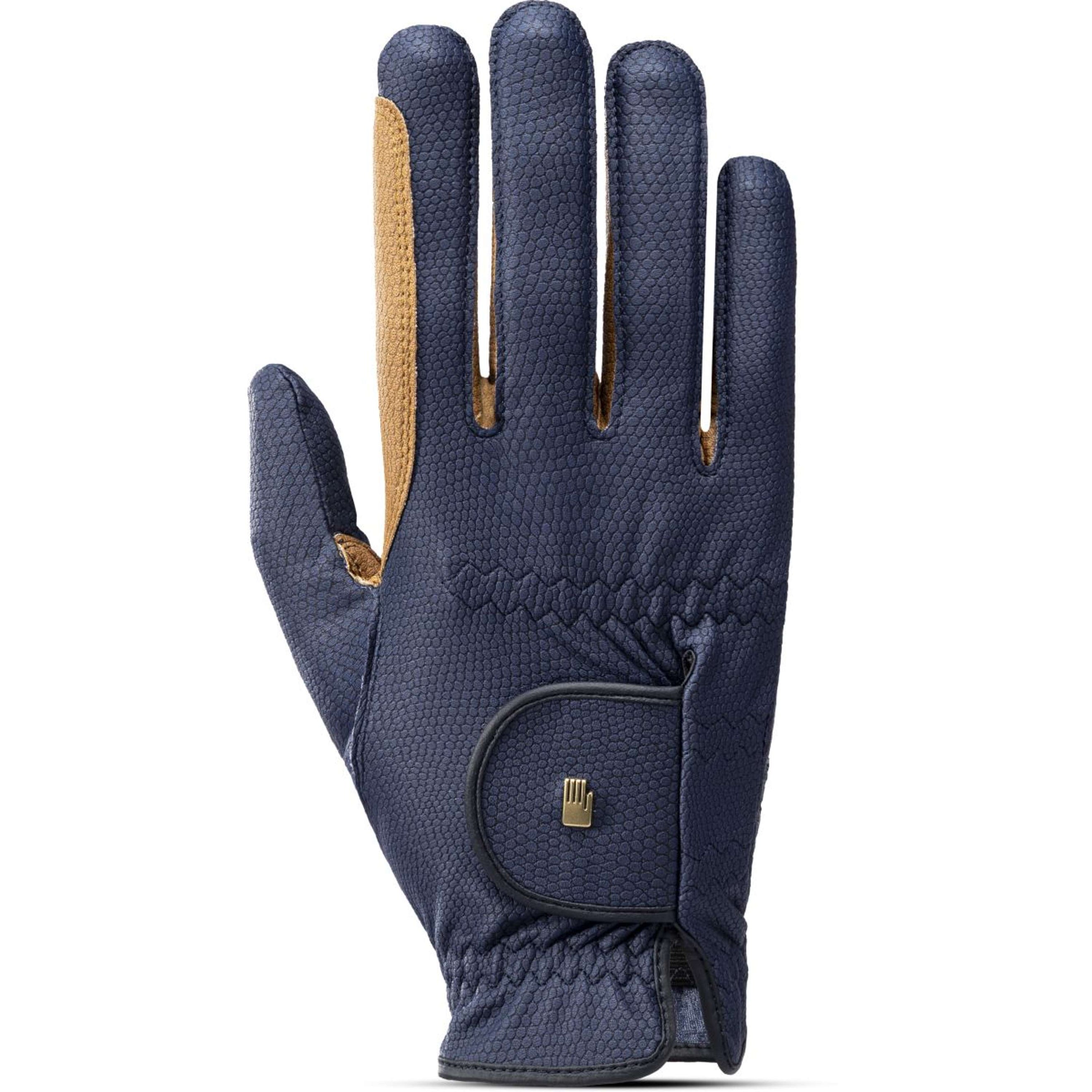 Roeckl Guantes de Equitación Malta Navy/Caramel Roeckl Guantes de Equitación Malta Navy/Caramel