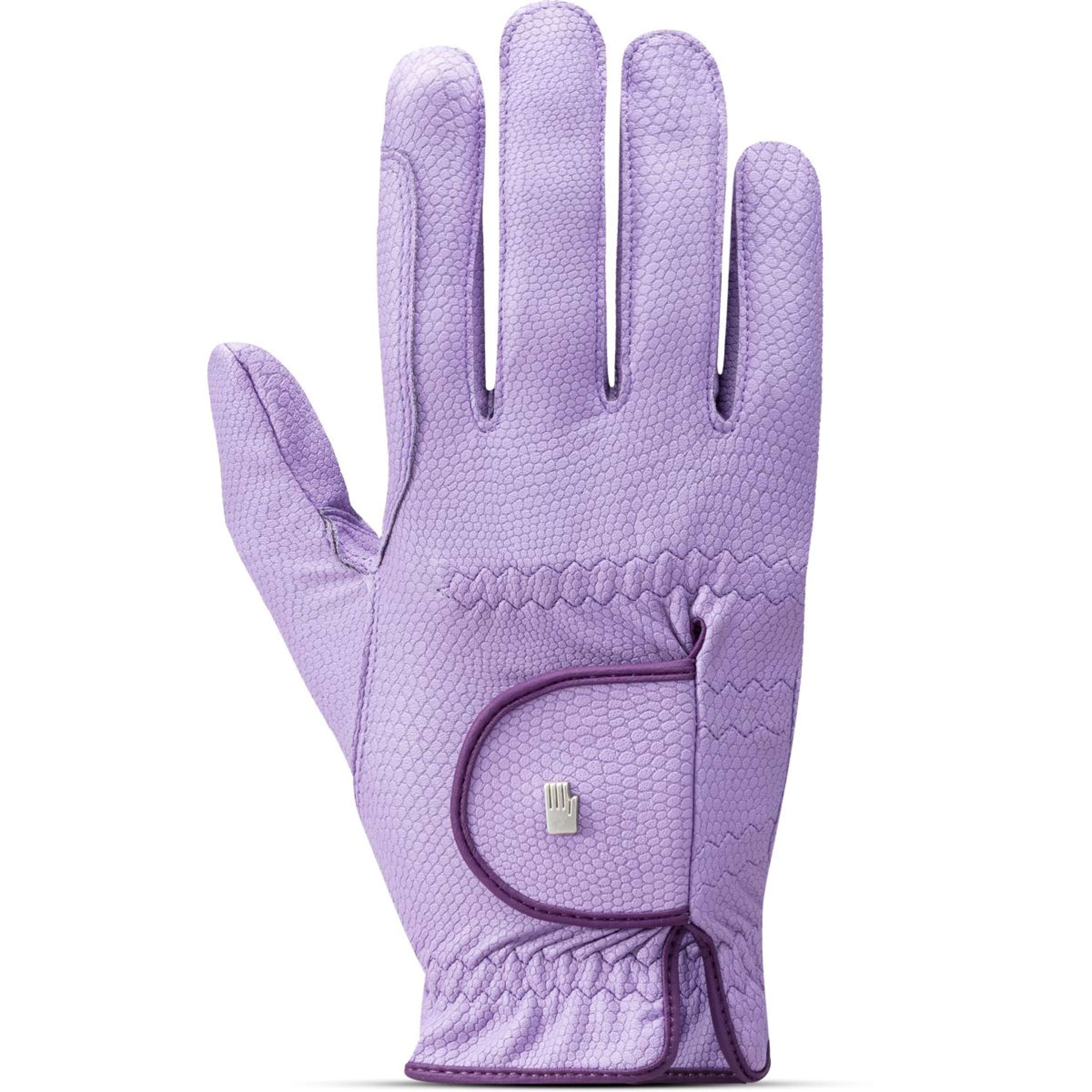 Roeckl Guantes de Equitación Lona Viola Roeckl Guantes de Equitación Lona Viola