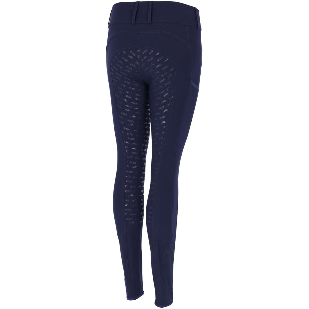 Schockemöhle Pantalón de Equitación SPTulip Style Full Grip Dark Navy