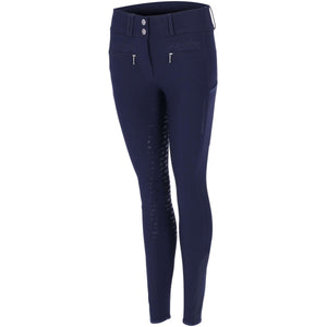 Schockemöhle Pantalón de Equitación SPTulip Style Full Grip Dark Navy