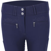Schockemöhle Pantalón de Equitación SPTulip Style Full Grip Dark Navy