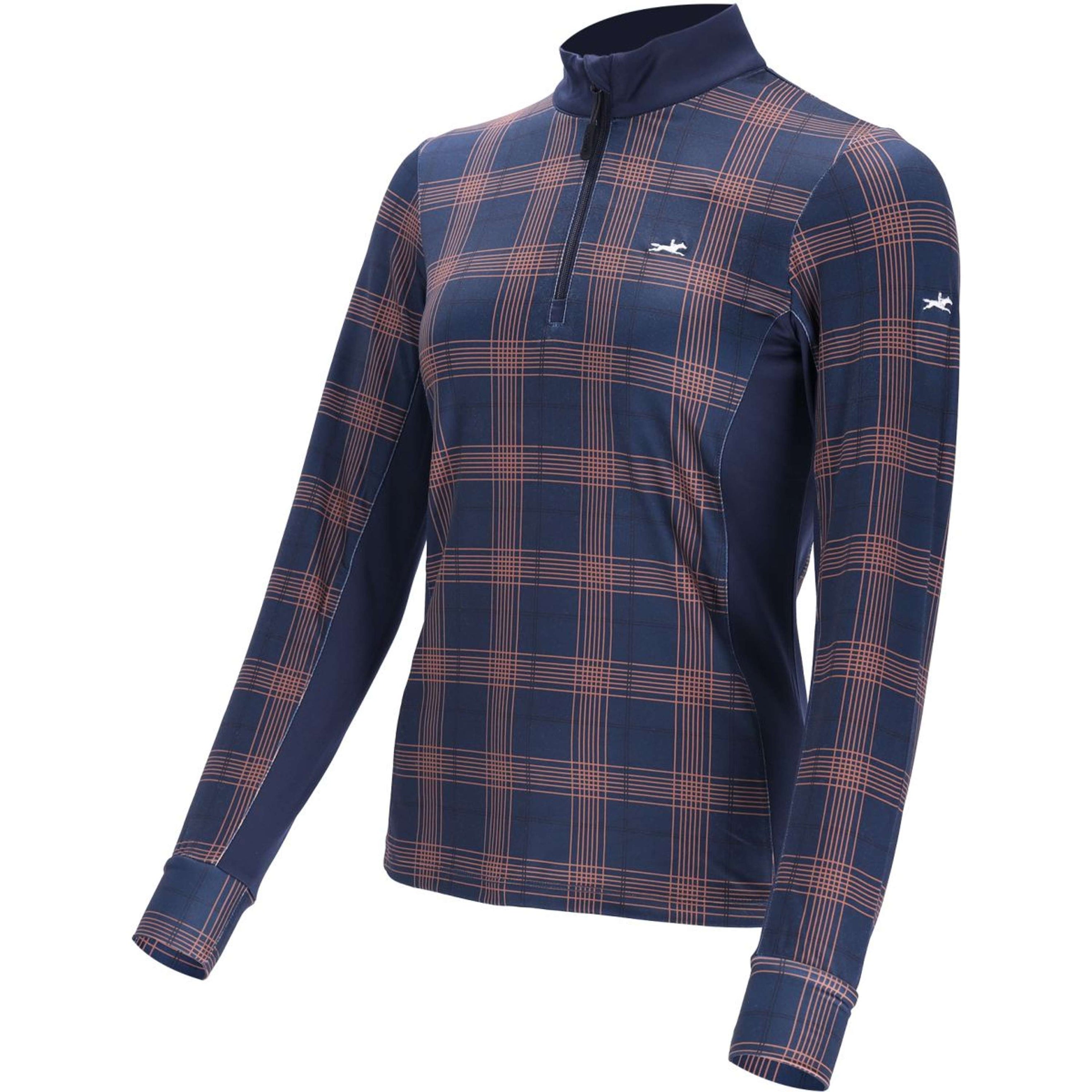 Schockemöhle Camiseta SPXandra Navy Check