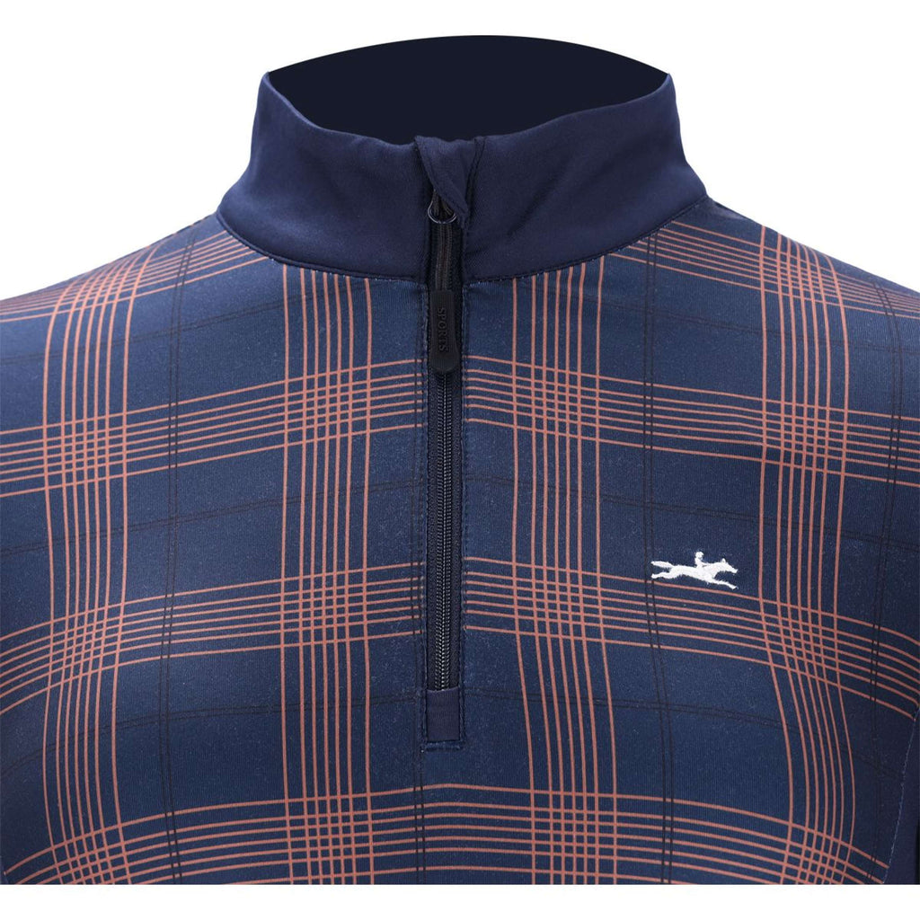Schockemöhle Camiseta SPXandra Navy Check