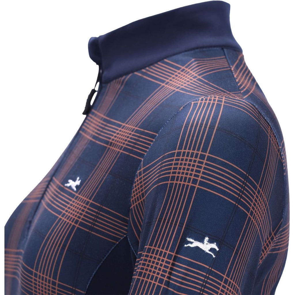 Schockemöhle Camiseta SPXandra Navy Check