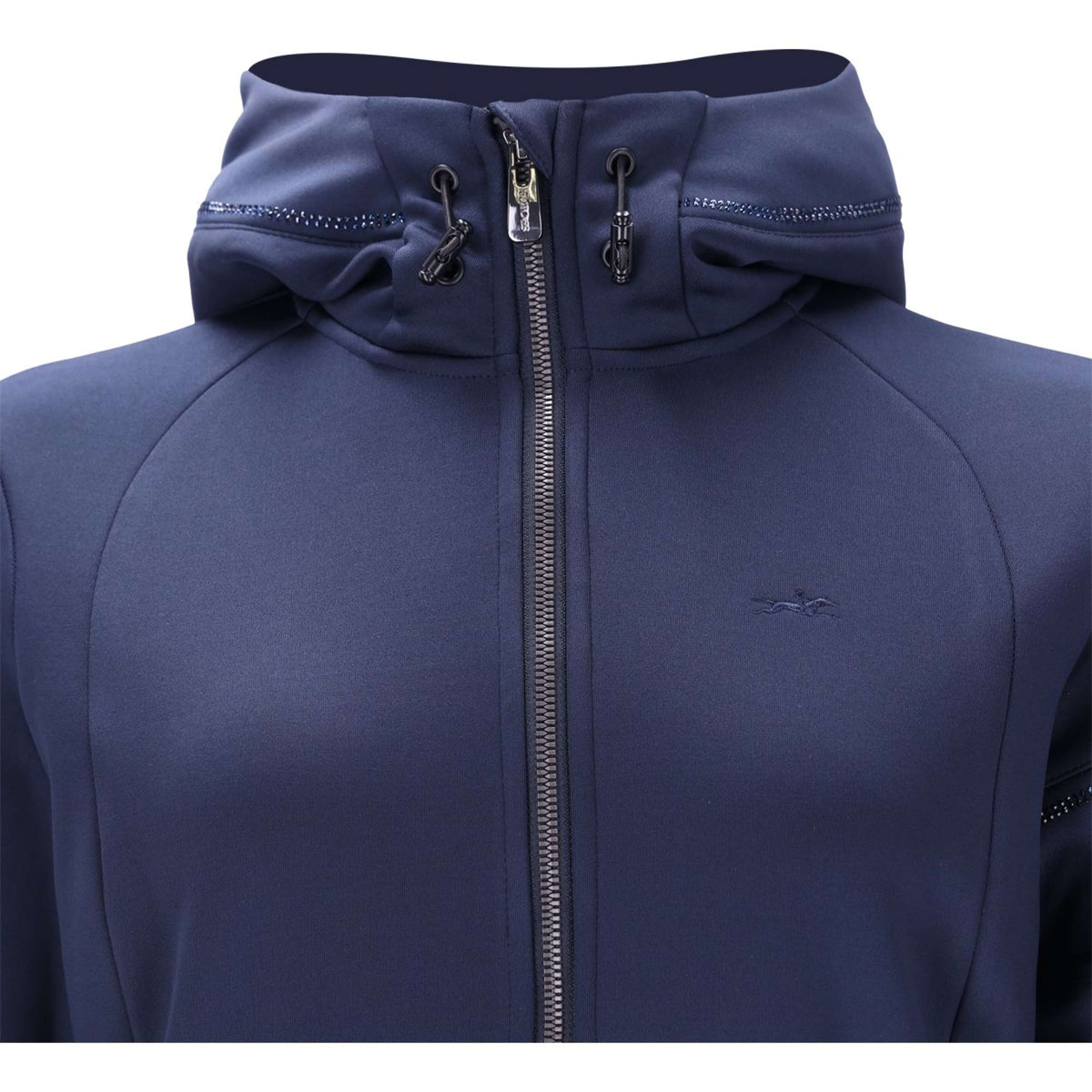 Schockemöhle Sudadera con capucha y cremallera SPSophie Azul Marino Oscuro