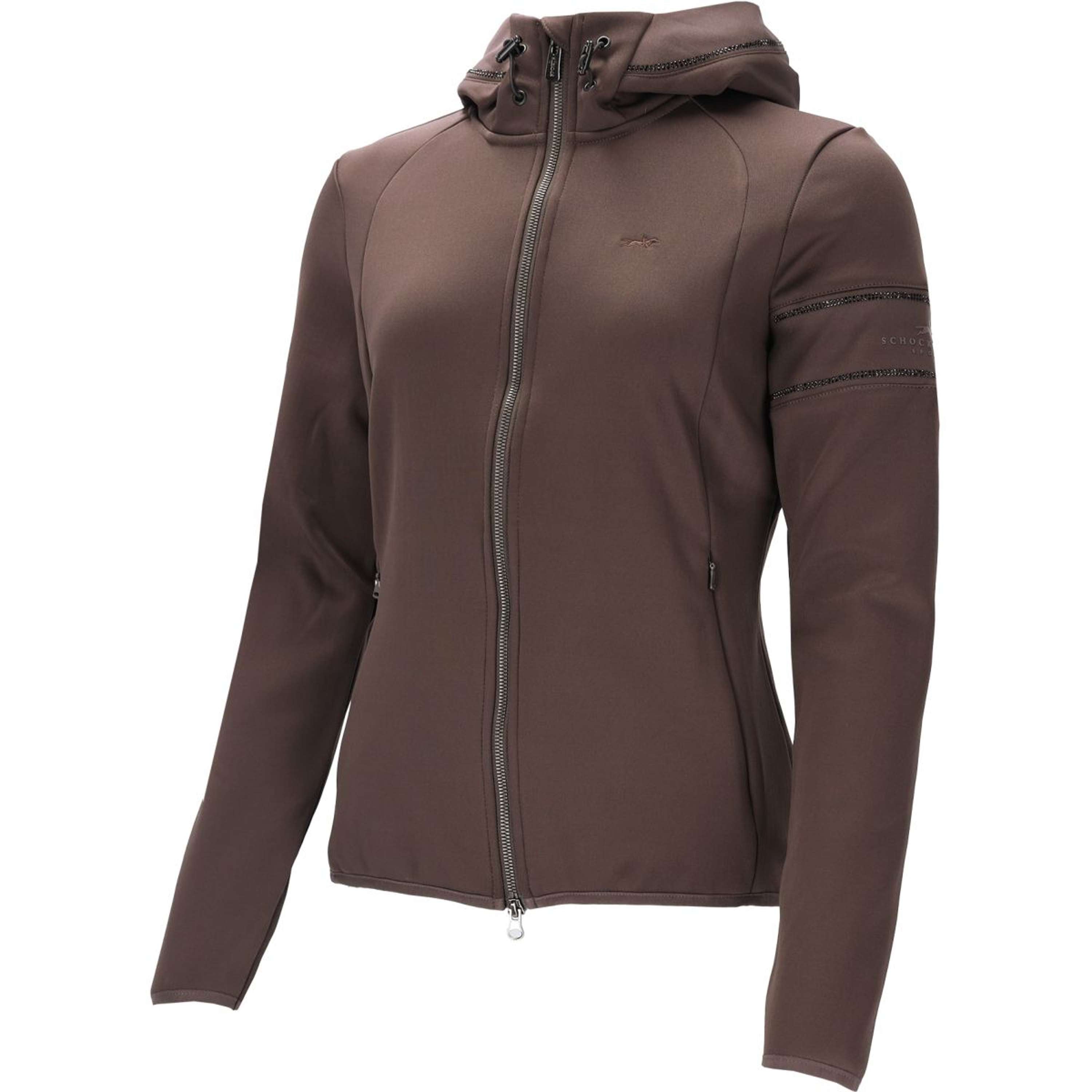 Schockemöhle Sudadera con capucha y cremallera SPSophie Mocca