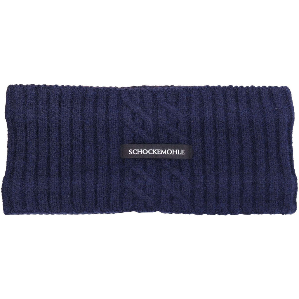 Schockemöhle Cinta para la cabeza Braided Azul Marino Oscuro