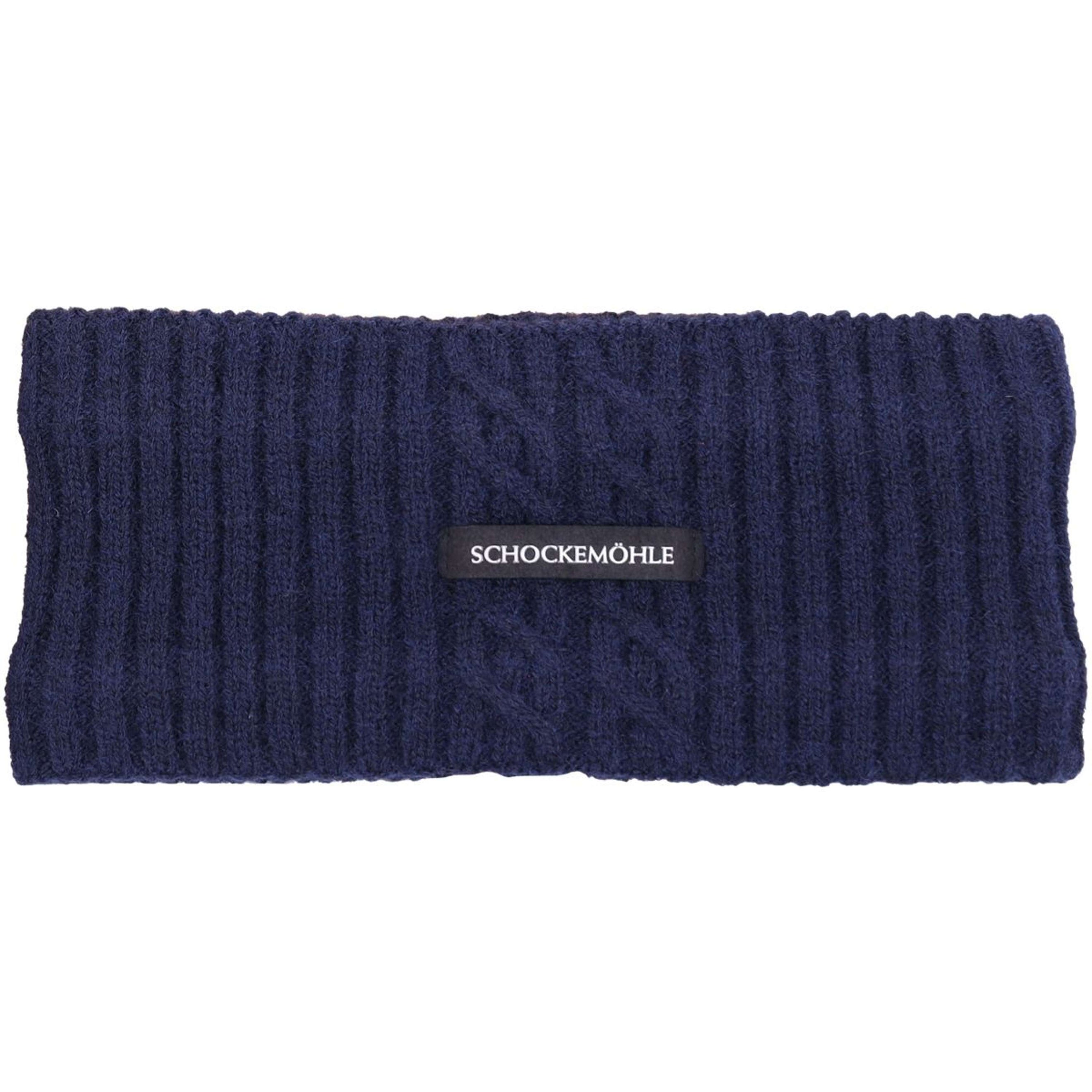 Schockemöhle Cinta para la cabeza Braided Azul Marino Oscuro