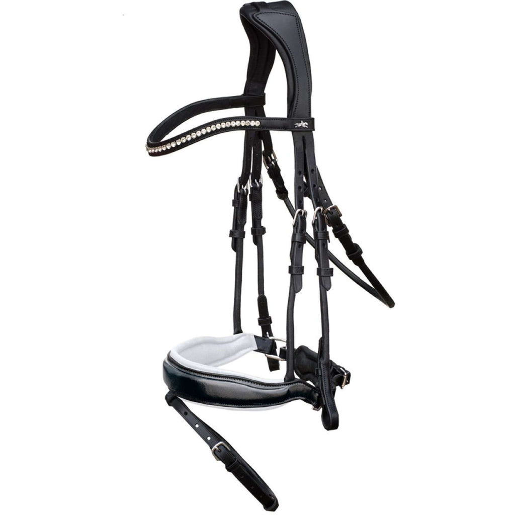 Schockemöhle Brida Malibu Negro/Patente/Blanco/Plata