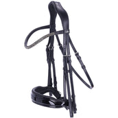 Schockemöhle Brida Doble Monticelli Negro/Patente/Plata