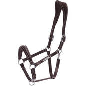 Schockemöhle Cabezada Frisco F Marron oscuro/crema/plata