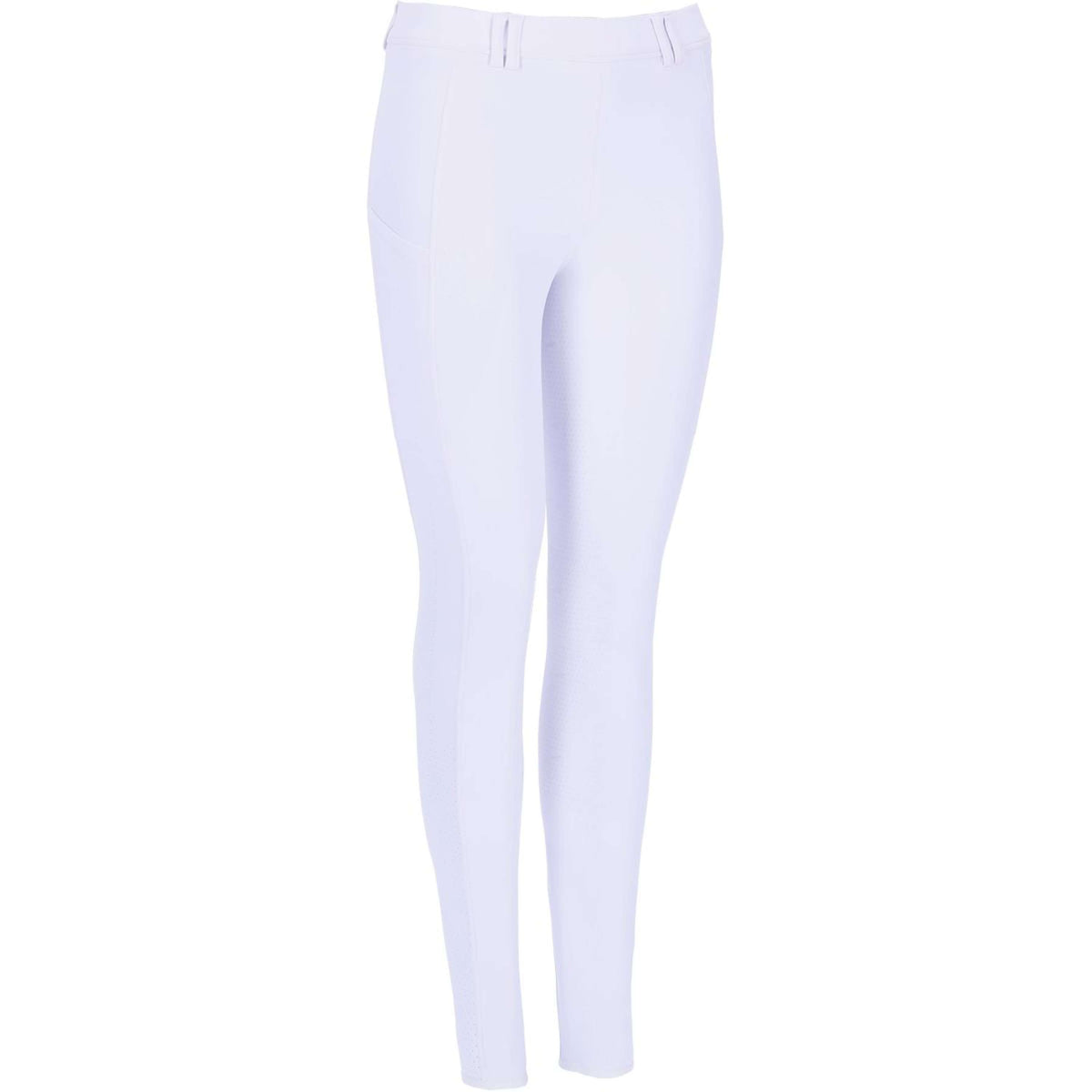 Schockemöhle Legging de Equitación Air Sporty Pro Full Grip Blanco