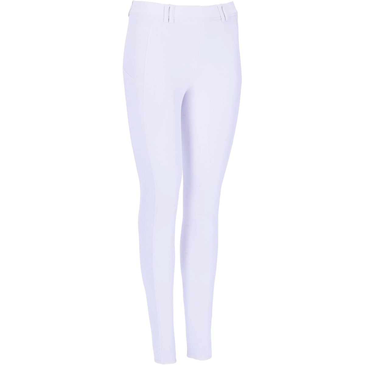 Schockemöhle Legging de Equitación Air Sporty Pro Full Grip Blanco